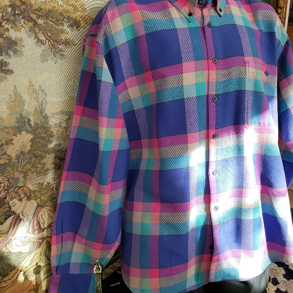 Men's Dockers plaid shirt XL - Picture 1 of 8